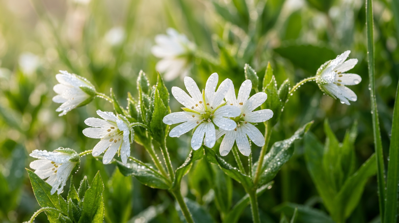 Mouron des oiseaux (Stellaria media) : Identification, bienfaits et recettes gourmandes