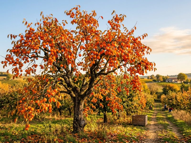 Plaqueminier : Combien de temps pour avoir des fruits ?