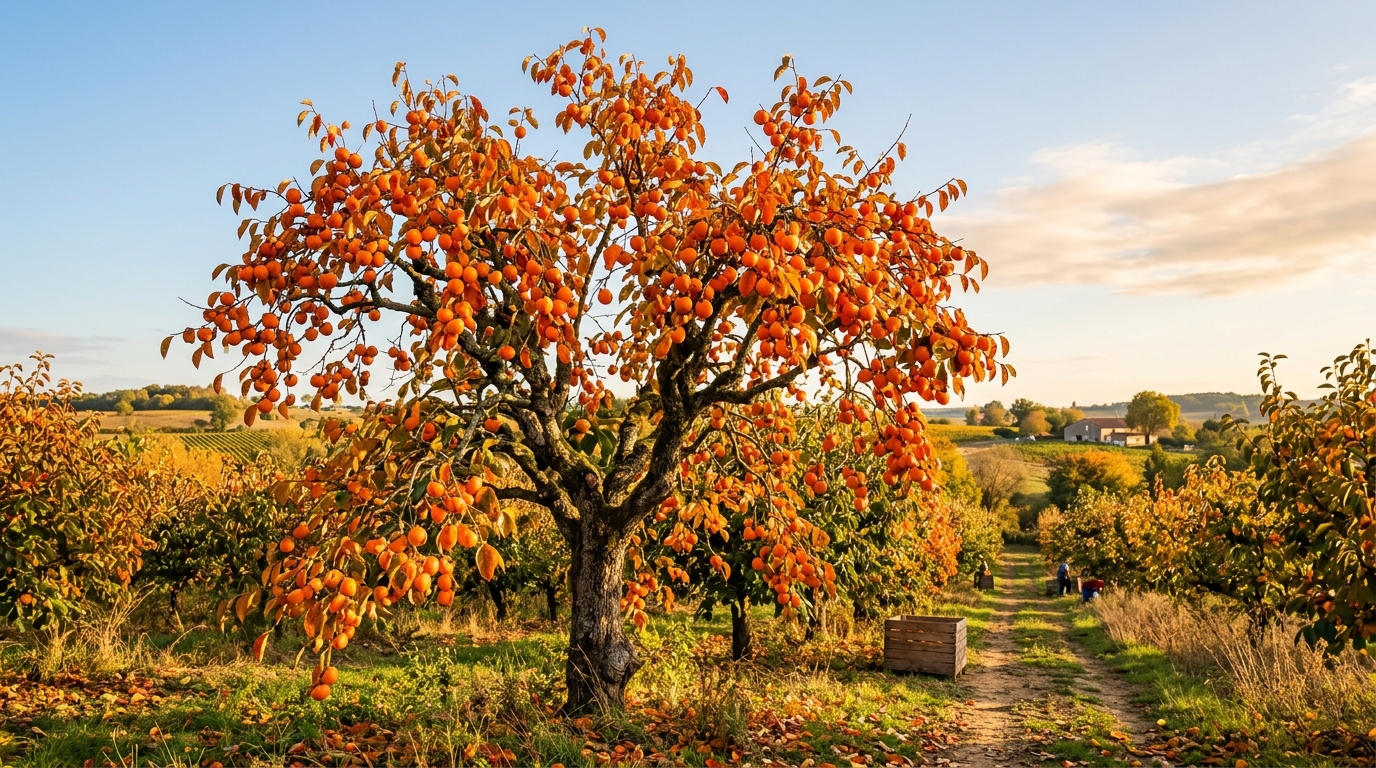 Plaqueminier : Combien de temps pour avoir des fruits ?