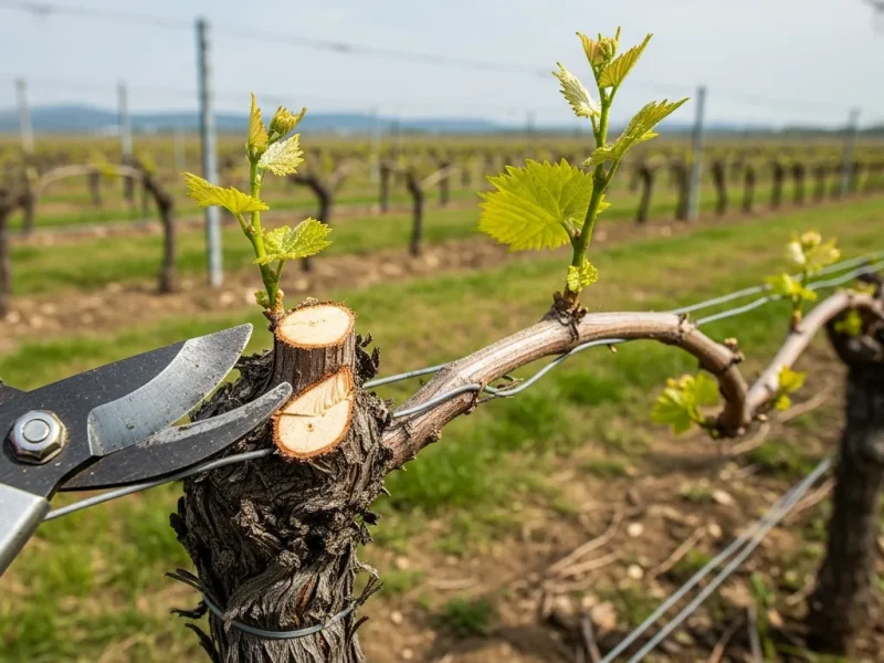 Comment tailler un pied de vigne jeune : calendrier et méthodes des 3 premières années