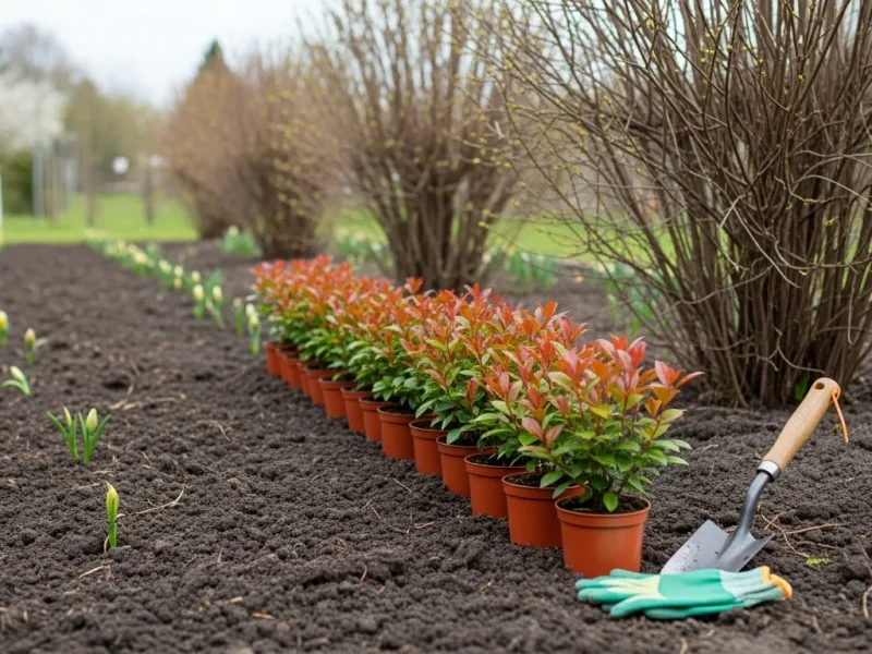 Quand planter photinia : entretien, calendrier et protocole de plantation