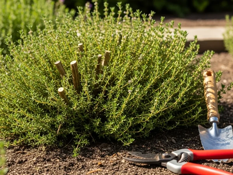 Quand tailler le thym : le calendrier exact et la technique pour préserver la plante