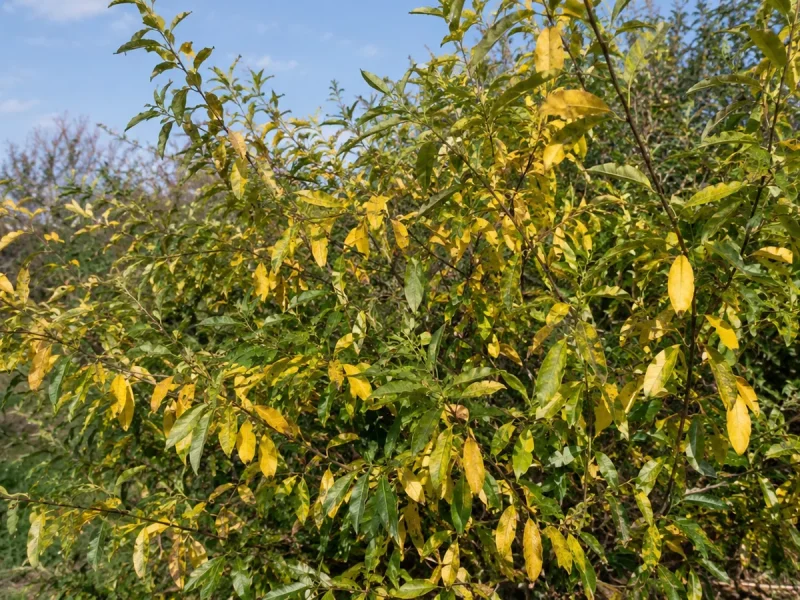Eleagnus feuilles qui jaunissent : pourquoi et que faire ?