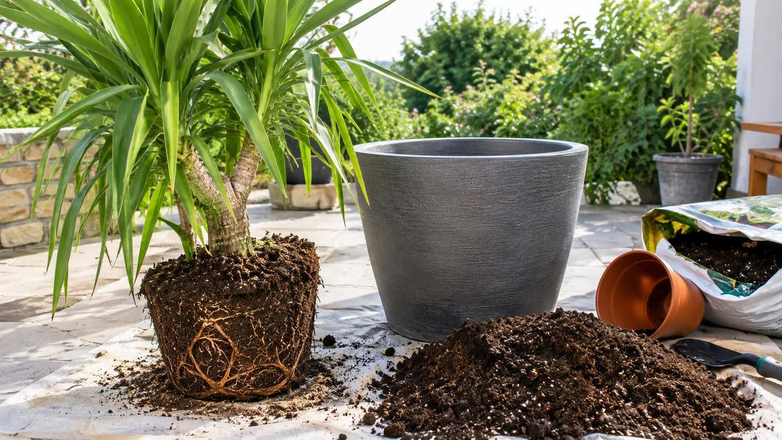 Quand rempoter un yucca d’intérieur : les bons gestes
